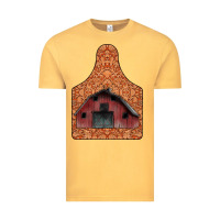 Vintage Mustard Barn Earning Vintage Tee - CowhideDigitalArt