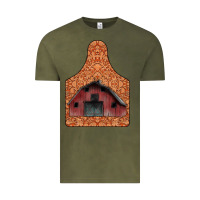 Vintage Olive Barn Earning Vintage Tee - CowhideDigitalArt