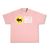 Salmon white wild buffalos wings with words Urban Heavy Tee - linhVisuals