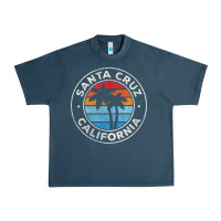 Midnight Navy santa cruz california ca vintage graphic retro 70s t shirt Urban Heavy Tee - linhVisuals