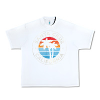 White santa cruz california ca vintage graphic retro 70s t shirt Urban Heavy Tee - linhVisuals