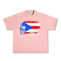 Salmon puerto rico boricua vintage puerto rican flag pride t shirt Urban Heavy Tee - linhVisuals