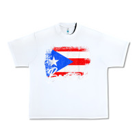 White puerto rico boricua vintage puerto rican flag pride t shirt Urban Heavy Tee - linhVisuals