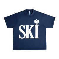 Navy ski polish surnames ending polish eagle dyngus day t shirt Urban Heavy Tee - linhVisuals
