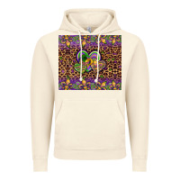 Vintage Artic mardi gras fleur de lis hearts leopard glitter Vintage Hoodie - Artiststas
