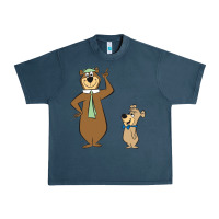 Midnight Navy Yogi Bear Urban Heavy Tee - linhVisuals