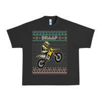 Pigment Black christmas motorcycle motocross braap dirt bike xmas Urban Heavy Tee - linhVisuals