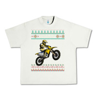 Pistachio christmas motorcycle motocross braap dirt bike xmas Urban Heavy Tee - linhVisuals