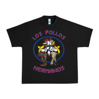 Black Los Pollos de Hermanos Urban Heavy Tee - linhVisuals