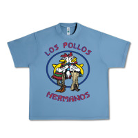 Pebble Blue Los Pollos de Hermanos Urban Heavy Tee - linhVisuals