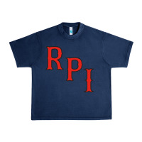 Navy rensselaer polytechnic institute rpi Urban Heavy Tee - linhVisuals