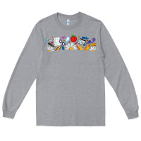 Heather Grey Best Teacher Ever Long Sleeve Tee - CowhideDigitalArt