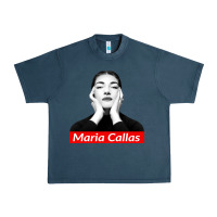 Midnight Navy Maria Callas Urban Heavy Tee - linhVisuals