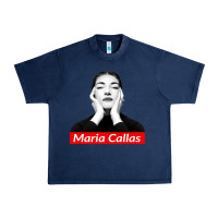 Navy Maria Callas Urban Heavy Tee - linhVisuals