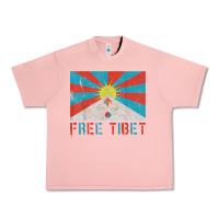 Salmon free tibet Urban Heavy Tee - linhVisuals