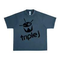 Midnight Navy triple j Urban Heavy Tee - linhVisuals