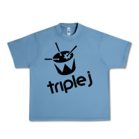 Pebble Blue triple j Urban Heavy Tee - linhVisuals