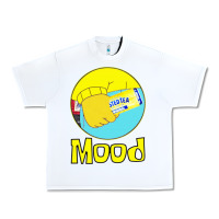 White twisted tea mood Urban Heavy Tee - linhVisuals