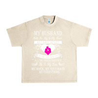 Sandshell my husband holds the key to my heart Urban Heavy Tee - linhVisuals