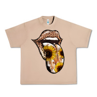 Burro Leopard Sunflower Tongue Urban Heavy Tee - Jasminsmagicworld