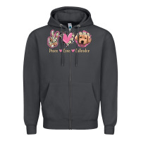 Smoke Peace Love Labrador Zipper Hoodie - Jasminsmagicworld