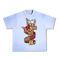 Grape Ice merry christmas skeleton hand Urban Heavy Tee - CowhideDigitalArt