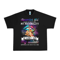 Black november girl make no mistake my personality funny Urban Heavy Tee - linhVisuals