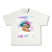 Pistachio november girl make no mistake my personality funny Urban Heavy Tee - linhVisuals