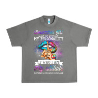 Tornado november girl make no mistake my personality funny Urban Heavy Tee - linhVisuals