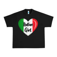 Black italy flag for women italian girl Urban Heavy Tee - linhVisuals