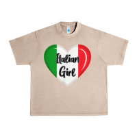 French Oak italy flag for women italian girl Urban Heavy Tee - linhVisuals