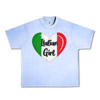 Grape Ice italy flag for women italian girl Urban Heavy Tee - linhVisuals