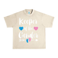 Sandshell keeper of the gender reveal tee shirt girl or boy blue pink Urban Heavy Tee - linhVisuals