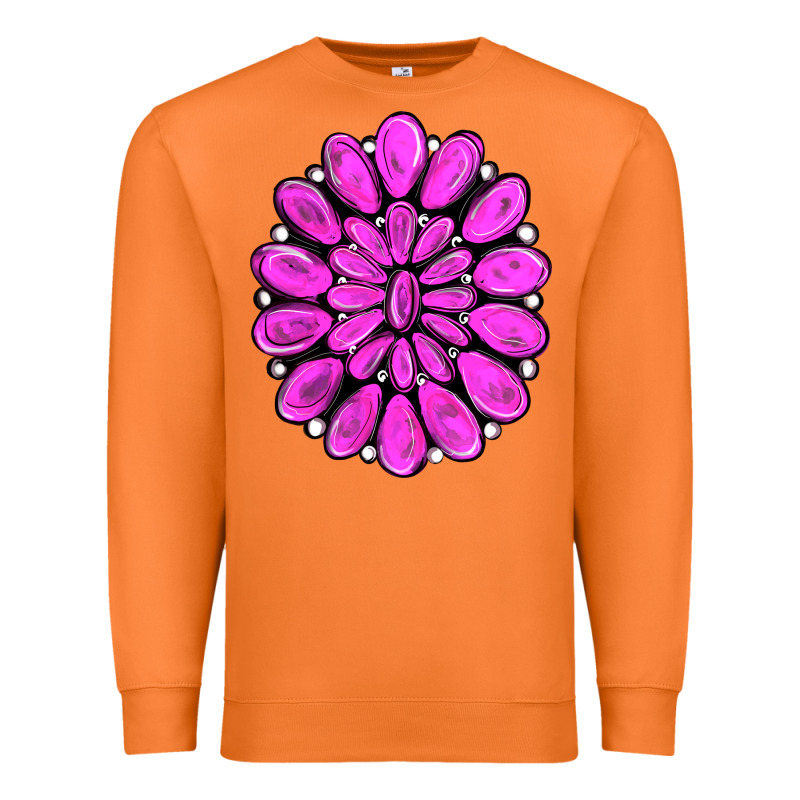 Pink Gemstone Premium Sweatshirt by RanaPortraitStore | Teevron