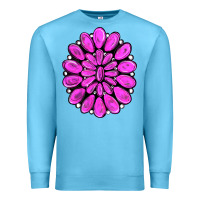 Ocean Blue pink gemstone Premium Sweatshirt - RanaPortraitStore