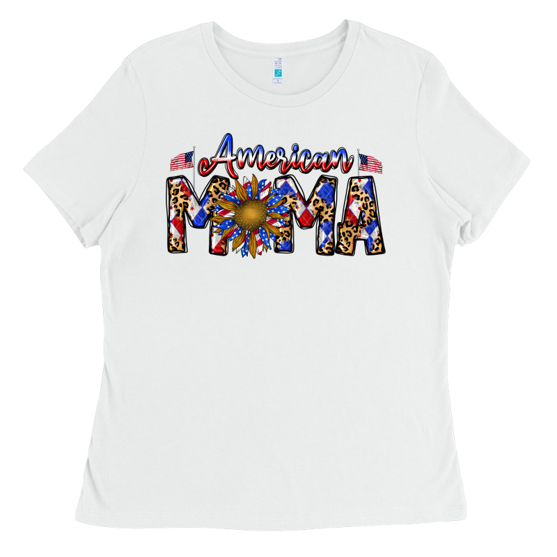 American Mama Ladies Tee by CowhideDigitalArt | Teevron