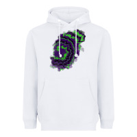 White tie dye patch Heavyweight Hoodie - RanaPortraitStore