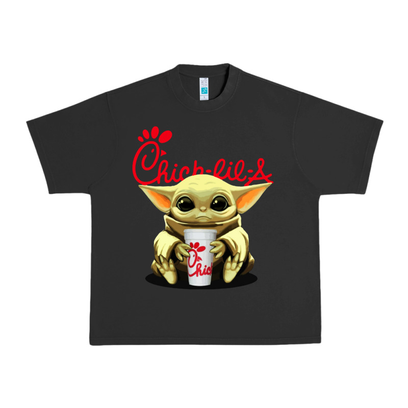 Baby Yoda Hold Urban Heavy Tee by linhVisuals | Teevron
