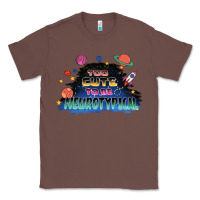 Chestnut Too cute to be neurotypical Classic Tee - FaDigitalArtStudio