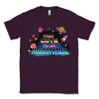 Plum Too cute to be neurotypical Classic Tee - FaDigitalArtStudio