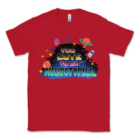 Red Too cute to be neurotypical Classic Tee - FaDigitalArtStudio
