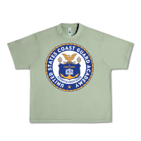 Oil Green United States Coast Guard Academy Urban Heavy Tee - linhVisuals