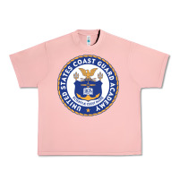 Salmon United States Coast Guard Academy Urban Heavy Tee - linhVisuals