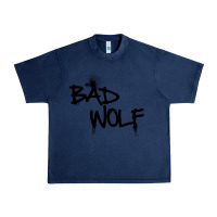 Navy bad wolf racerback Urban Heavy Tee - linhVisuals