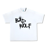 White bad wolf racerback Urban Heavy Tee - linhVisuals