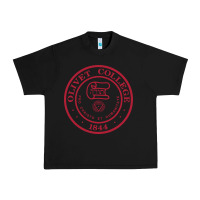 Black olivet college vectorized Urban Heavy Tee - linhVisuals
