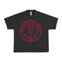 Pigment Black olivet college vectorized Urban Heavy Tee - linhVisuals