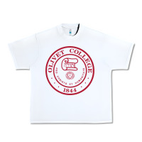 White olivet college vectorized Urban Heavy Tee - linhVisuals