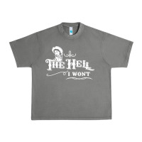 Tornado the hell i won't cowgirl western Urban Heavy Tee - linhVisuals