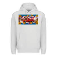 Dove Grey 4th of july truck cow license plate Premium Hoodie - BarkalooDesign